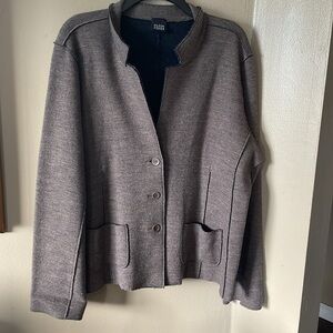 Eileen Fisher wool knit jacket. No size tag.